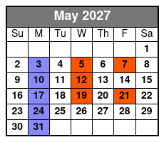 Hot Rods & High Heels May Schedule