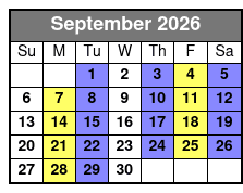 Discover Branson Luxury Mercedes Van Tour September Schedule