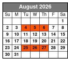 Absolutely Country Definitely Gospel August Schedule