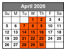 Absolutely Country Definitely Gospel April Schedule