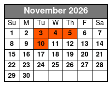 Absolutely Country Definitely Gospel November Schedule