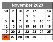 Ozark's Country Featuring The Bilyeus & Friends November Schedule