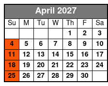 Ozark's Country Featuring The Bilyeus & Friends  April Schedule