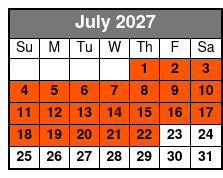 History of Fishing Museum  July Schedule