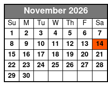 Bellamy Brothers  November Schedule