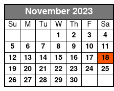 Bellamy Brothers Floor Seating November Schedule