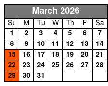 Ozarks Gospel Music show March Schedule