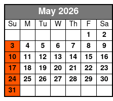 Ozarks Gospel Music show May Schedule