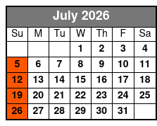 Ozarks Gospel Music show July Schedule