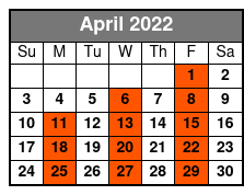 Doug Gabriel Show April Schedule