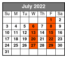 Doug Gabriel Show July Schedule