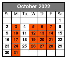 Doug Gabriel Show October Schedule