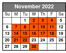 Doug Gabriel Show November Schedule