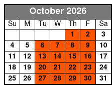 Doug Gabriel Show October Schedule