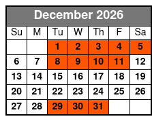 Doug Gabriel Christmas Show December Schedule