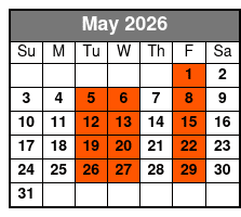 Doug Gabriel Show May Schedule