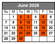 Doug Gabriel Show June Schedule