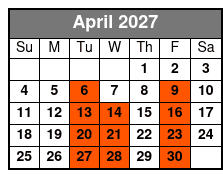 Doug Gabriel Show April Schedule