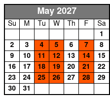 Doug Gabriel Show May Schedule