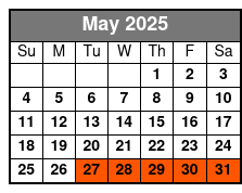 Fritz's Adventure May Schedule