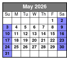 Snowflex Tubing Hill May Schedule