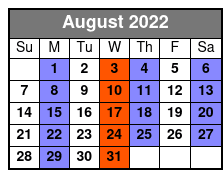 Duttons Family Show August Schedule