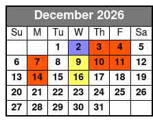 Duttons Family Christmas Show December Schedule