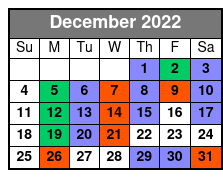 Duttons December Schedule