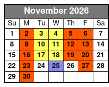 The Duttons Branson Family Theatre Shows November Schedule