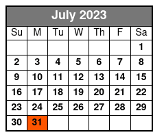 Farm Mini Golf July Schedule
