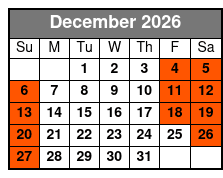 North Pole Adventure Branson December Schedule