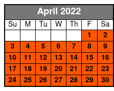 Beyond the Lens Branson Combo Pass April Schedule
