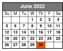 Grand Jubilee June Schedule
