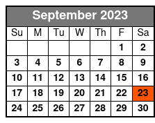 Matt Gumm and Company September Schedule