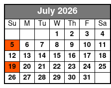 Matt Gumm and Company July Schedule