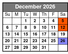 Matt Gumm and Company Christmas Show December Schedule