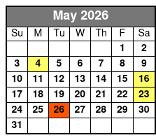 Matt Gumm and Company May Schedule