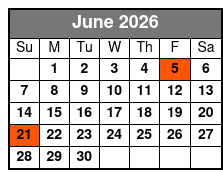 Matt Gumm and Company June Schedule