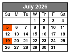 Matt Gumm and Company July Schedule