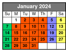 Big Air Trampoline Park Branson Full Day January Schedule
