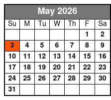 Ryan Pelton “Elvis Gospel” May Schedule