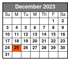 A Shepherd's Christmas Carol Dinner Show December Schedule
