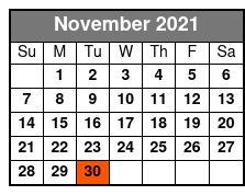 Inspiration Tower November Schedule