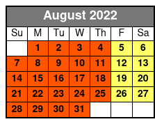 Inspiration Tower August Schedule