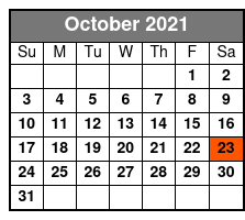 Historic Homestead Tour October Schedule