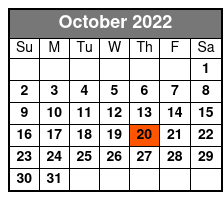 Historic Homestead Tour October Schedule