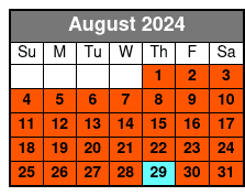 Vigilante Extreme Ziprider August Schedule