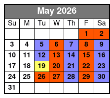 Historic Tour May Schedule