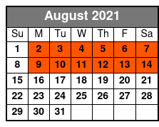 Rocky Mountain High! A Tribute to John Denver August Schedule