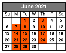 George Strait Country Starring James Garrett June Schedule